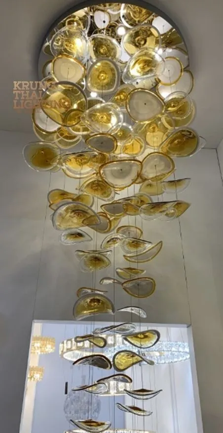Oriental Blown Glass Pendant - Lighting Shop "Krungthai Lighting"